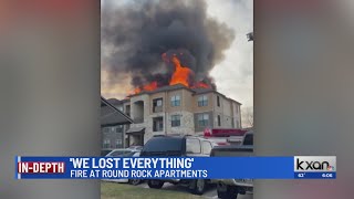 ‘We lost everything’ victims of Round Rock apartment fire supported by community [upl. by Justinn]