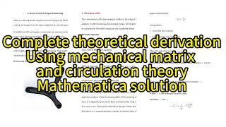 IYPT 20251 Invent Yourself Paper Boomerang complete theory  simulation share [upl. by Winnie]