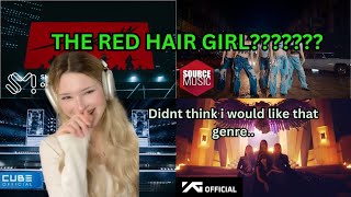 Reacting to KPOP girl groups for THE FIRST TIME Blackpink Aespa Le Sserafim Kep1er GIDLE [upl. by Enoved]