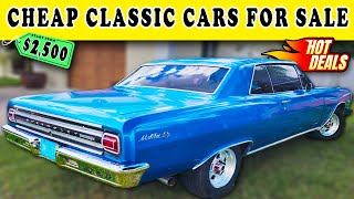 Today’s Greatest Deals 15 Best Classic Cars Selling Incredibly Cheap Today  maplemotors ford [upl. by Zarger]