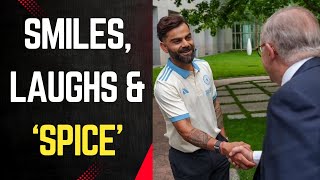 What did Virat Kohli tell the Australian PM as the two met in Parliament House  Sports Today [upl. by Ayinat]