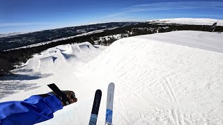 One run in Bräcke Åre SkiStar Snowpark [upl. by Can]