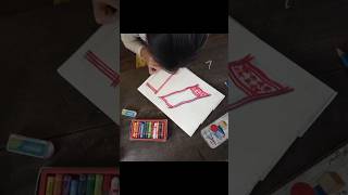 Assamese gamosa drawing assam shortsvideo drawing bihumusic bihu gamosa [upl. by Luby]