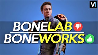 Why Boneworks is Better Than Bonelab  Comparison Video [upl. by Alisander]