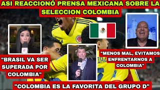 ASI REACCIONÓ MEXICO SOBRE LA SELECCION COLOMBIA Y SU GRUPO D EN LA COPA AMERICA 2024 🔥 [upl. by Alfons]