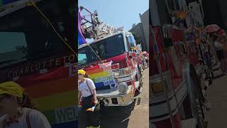 Charlottetown Fire all ready for the 2024 pride parade firetruck charlottetown pride fire [upl. by Rufus252]