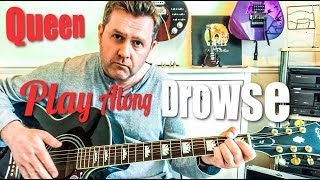 Queen  Drowse  Guitar Play Along Chords Roger Taylor Songs [upl. by Nylesoy]