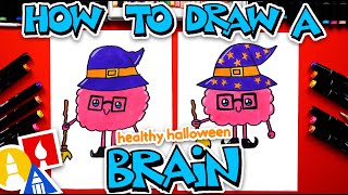 How To Draw A Health Halloween Brain [upl. by Wehttan768]