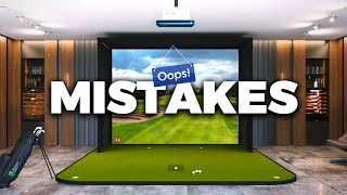 The Biggest Golf Simulator Mistakes I Made amp How to Avoid Them [upl. by Alair]