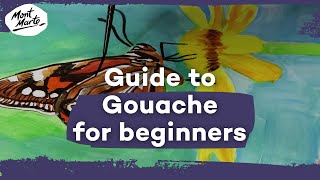 Easy gouache painting for beginners [upl. by Eidualc217]