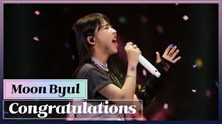 4K Moon Byul  DAY6 Congratulations Turn On CC [upl. by Artina]