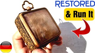 Restoration of an old alarm clock  1950s West Germany [upl. by Nnylorac]