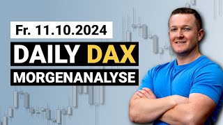 DAX macht Pause  Daily DAX Morgenanalyse am 11102024  Florian Kasischke [upl. by Inaffets]