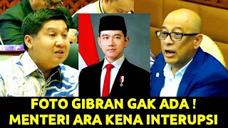 Gara2 Foto GIBRAN Gak Ada MENTERI ARA Kena INTERUPSI Dari Nasdem Saat Rapat dengan Komisi V DPR RI [upl. by Aseram]