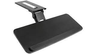 MOUNTKB03B Keyboard amp Mouse Desk Mount by VIVO [upl. by Aubrie]