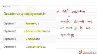 Characteristic autotomy occurs in [upl. by Koeppel160]