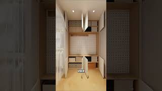 3D Small Room design 🏠3dnimation shorts [upl. by Itak]