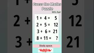 IQ test math  IQ maths quiz hindi quiz [upl. by Dnalyk]