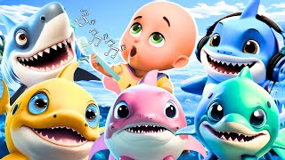 Baby Shark Doo Doo Family  Bus Go Round and Round  Nursery Rhymes  Song for Kids [upl. by Weidar948]