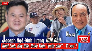 Joseph Ngô Đình Lượng họp báo quotbị quậyquot tang tành Chuyện gì [upl. by Julienne]