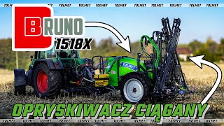 Bruno 1518 X  Nowość  Opryskiwacz ciągany z belką 18 m w X [upl. by Yhtomot584]