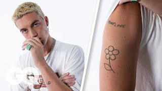 LANYs Paul Klein Breaks Down His Tattoos  GQ [upl. by Faxon711]