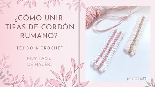 TIRANTES DE CORDÓN RUMANO DOBLE  Tutorial crochet  Begocasti [upl. by Enalb]