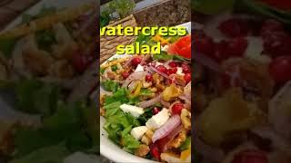 Quick and Easy Watercress Salad Cooking Shorts [upl. by Sal]