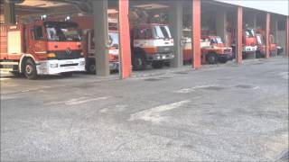 Vigili Del Fuoco RomaUscita Automezzi per incendio appartamento [upl. by Adnilram756]