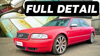 DISGUSTING amp MOULDY Audi S8 Full Detail  Car Detailing ASMR [upl. by Kowal]