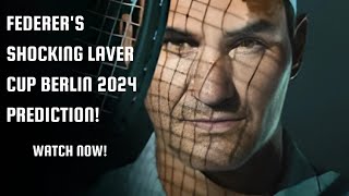 Federers SHOCKING Laver Cup Berlin 2024 Prediction  Grip News 2M [upl. by Eibo681]