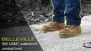 BELLEVILLE 500 USMC WATERPROOF COMBAT BOOT [upl. by Gobert800]