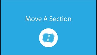 How To Move A Section From One Bundle to Another [upl. by Ennayrb168]