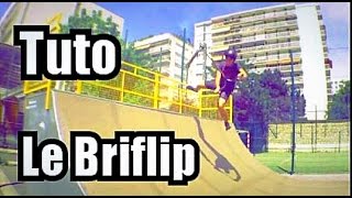 Comment faire un Briflip 180  trotinette freestyle  TutoFR 8 [upl. by Shreeves]