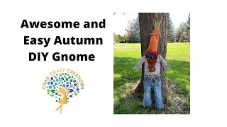 Awesome and Easy Autumn DIY Gnome [upl. by Oap]