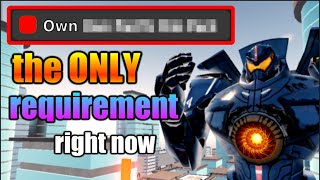 The ONLY Gipsy Danger REQUIREMENT Now  Kaiju Universe Roblox [upl. by Haimerej]