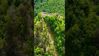 Poenari Fortress  Draculas Castle  Transfagarasan  Romania [upl. by Eisle]