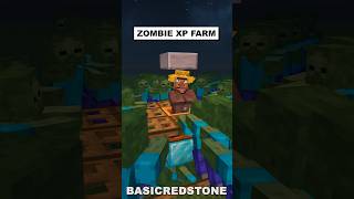 Minecraft Zombie XP Farm shorts [upl. by Doss504]