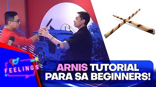 Arnis tutorial paano ang basic strikes [upl. by Nahn]