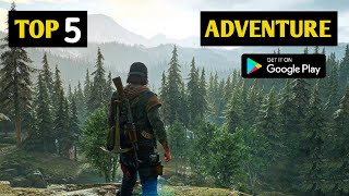 Top 5 Best ADVENTURE Games For ANDROID 2024  High Graphics OnlineOffline [upl. by Akirret629]