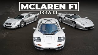 McLaren F1 Porsche 911 GT1 Mercedes CLK GTR The ULTIMATE Group Test Part 1  Carfection 4K [upl. by Yerffoeg241]