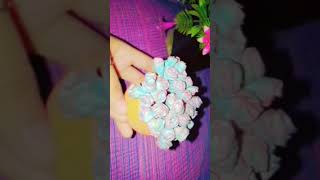 Mini flower 💐🥀viralshort foryou craft homedecor peparcraft supportsubscribehandmadememories [upl. by Eimaraj390]