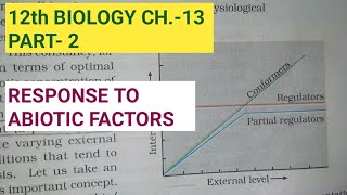 Class 12 biology chapter 13part 2Response to abiotic factorsStudy with Farru [upl. by Elletse]