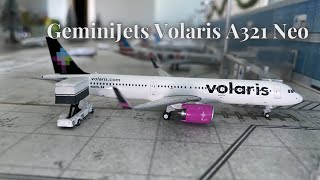 GeminiJets Volaris A321 Neo Review 1400 Scale [upl. by Yrocaj]