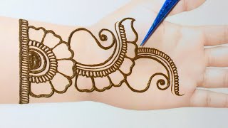 Diwali Special Mehndi Design  Dulhan Arabic Mehandi DesignHenna Design  Easy Mehendi Design [upl. by Aiel]