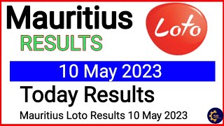 Loto Mauritius Draw Results 10 May 2023  Mauritius Lotto results [upl. by Dlarrej428]