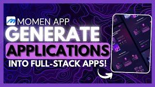 Momenapp Develop HIGH Quality Fullstack AI Apps Without Writing ANY Code DragAndDrop UI [upl. by Annayak15]