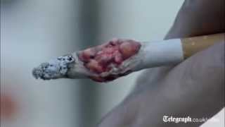 Graphic antismoking advert released in UK [upl. by Anaerol]