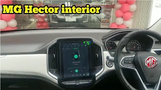 2019 MG Hector SUV interior  MG Hector SUV  MG Motor Indias First Car  ismart voice assistant [upl. by Gonta525]