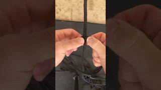 How I make a paracord bullwhip  The second belly bullwhip whip shorts whipcracking diy short [upl. by Semadar745]